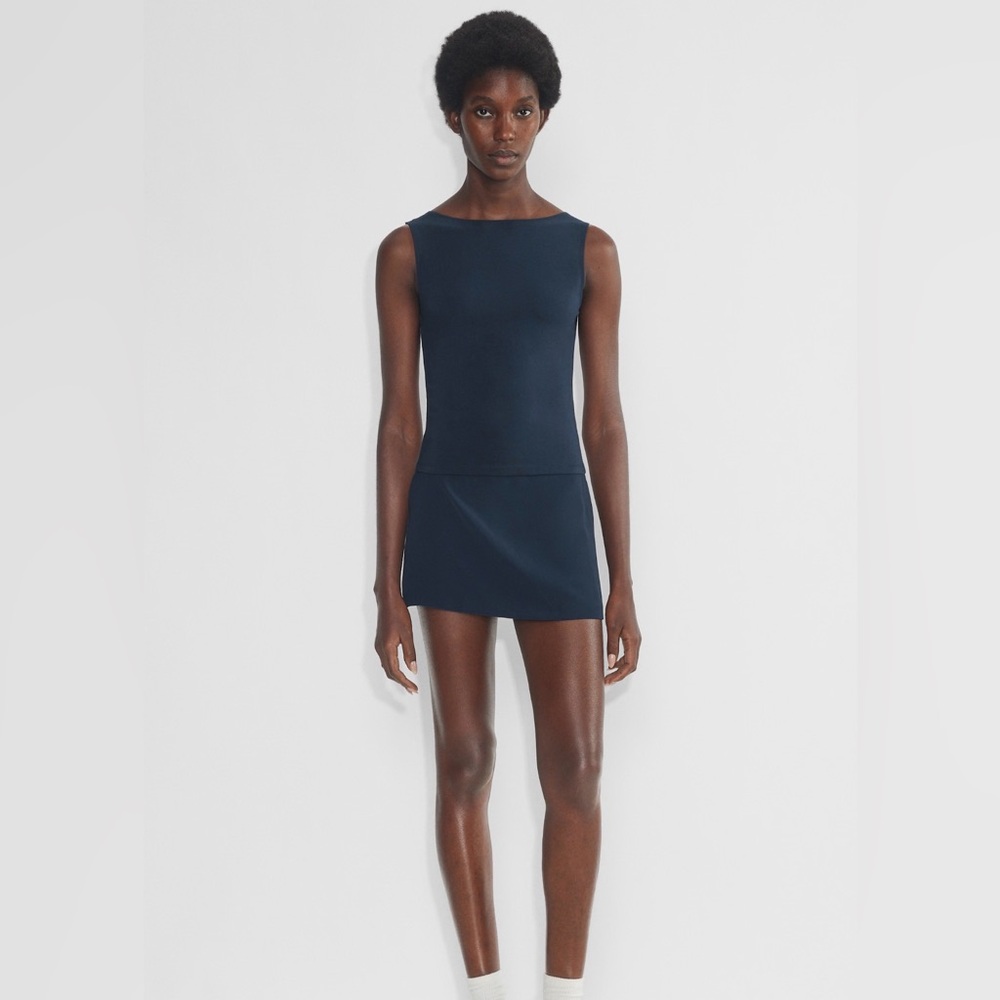 Aritzia Chill Filo Tank in Admiral